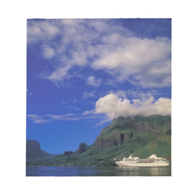 Franska Polynesien, Moorea. Cooks Bay. Kryssningsf Anteckningsblock (Framsida)