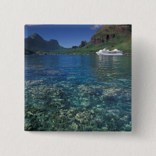 Franska Polynesien, Moorea. Cooks Bay. Kryssningsf Knapp