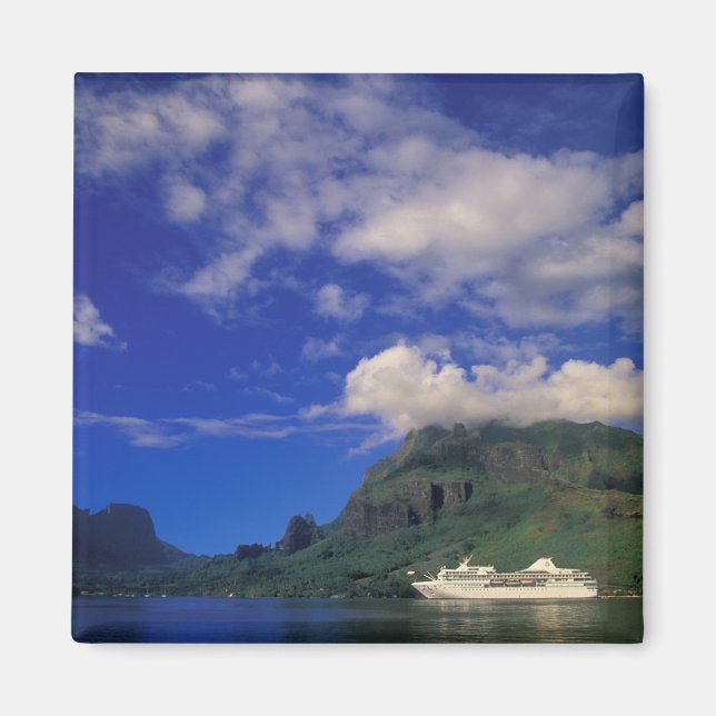 Franska Polynesien, Moorea. Cooks Bay. Kryssningsf Magnet (Framsidan)