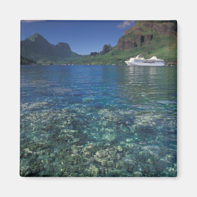 Franska Polynesien, Moorea. Cooks Bay. Kryssningsf Magnet (Framsidan)