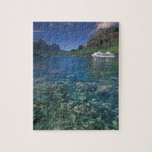 Franska Polynesien, Moorea. Cooks Bay. Kryssningsf Pussel