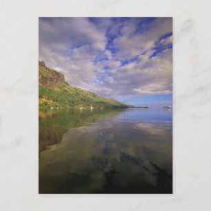 Franska Polynesien, Moorea. Cooks Bay. Kryssningsf Vykort