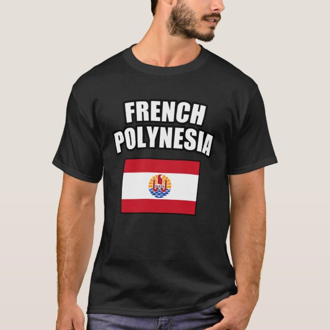 Franska Polynesien T Shirt (Framsida)