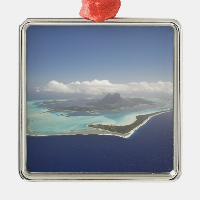 Franska Polynesien, Tahiti, Bora Bora. Den Julgransprydnad Metall (Framsidan)
