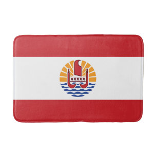Franska Polynesiens flagga Badrumsmatta