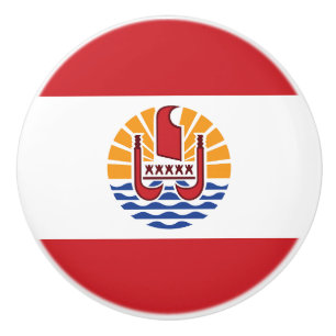 Franska Polynesiens flagga Knopp