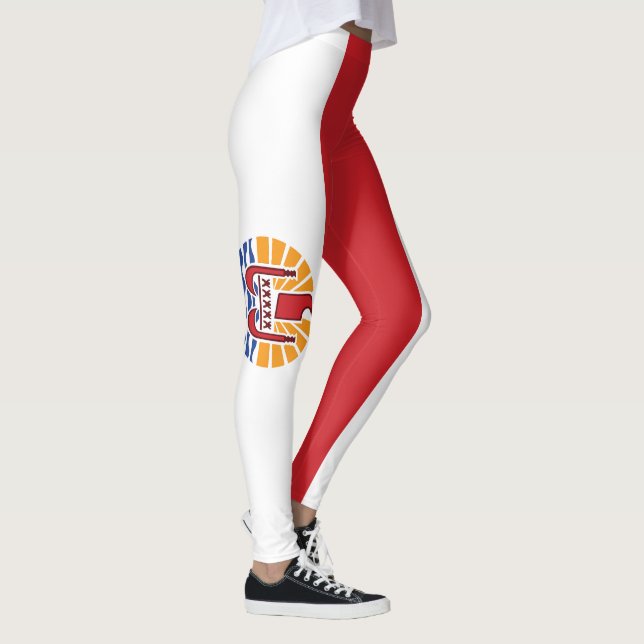 Franska Polynesiens flagga Leggings (Höger)