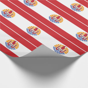 Franska Polynesiens flagga Presentpapper