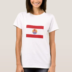 Franska Polynesiens flagga T Shirt