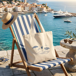 Franska Rivieran Totebag Jumbo Tygkasse