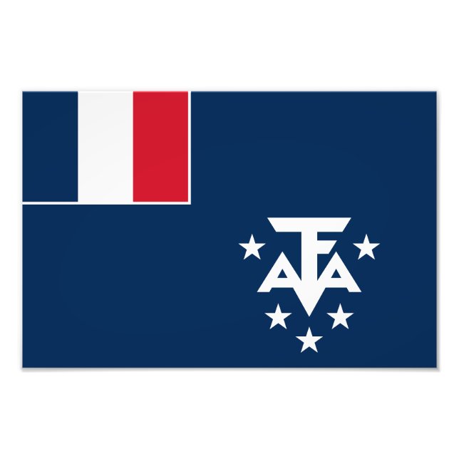 Franska sydliga och antarktiska territoriet fototryck (Framsidan)