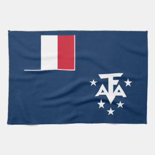 Franska sydliga och antarktiska territoriet kökshandduk