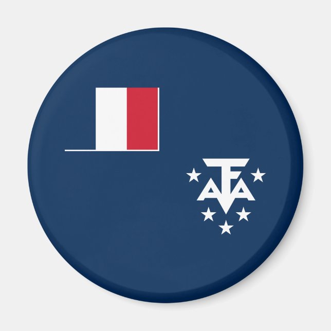 Franska sydliga och antarktiska territoriet magnet (Framsidan)