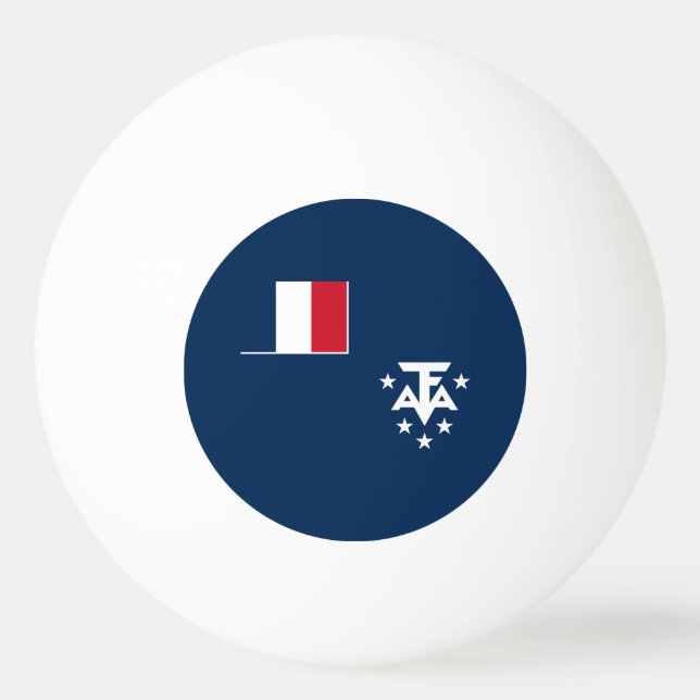 Franska sydliga och antarktiska territoriet pingisboll (Framsidan)
