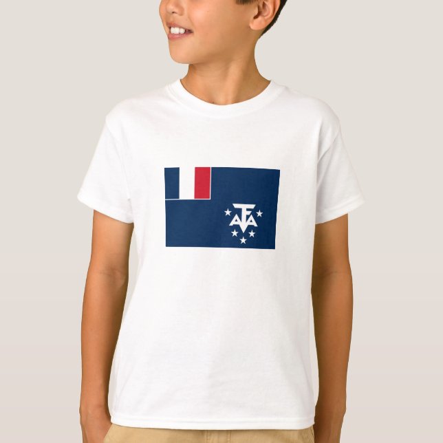 Franska sydliga och antarktiska territoriet t shirt (Framsida)