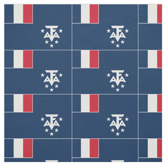 Franska sydliga och antarktiska territoriet tyg (Provkarta)