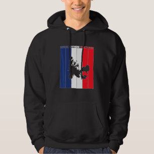 Franska sydterritorierna landsgränser hoodie