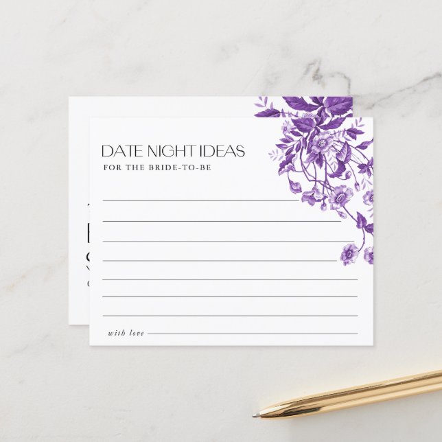 Franska Toile Blommiga Bröllopsfest Datum Nattidée (Fram/Back In Situ)