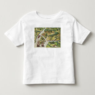 Fransken ankommer på portroyalet t shirt