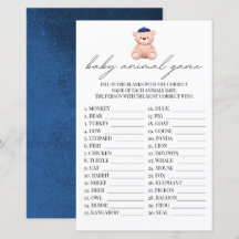 Fransken Baby djur Game Bonjour Bebe Watercolor