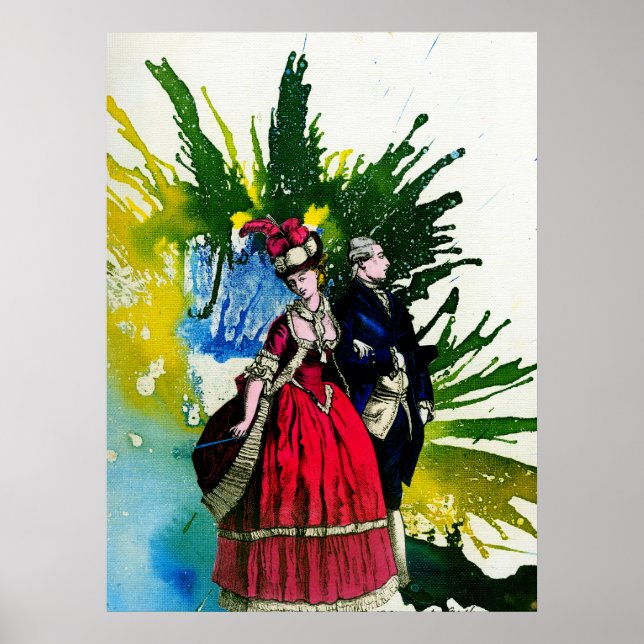 Fransken Bourbons av Michael Moffa Poster (Framsidan)