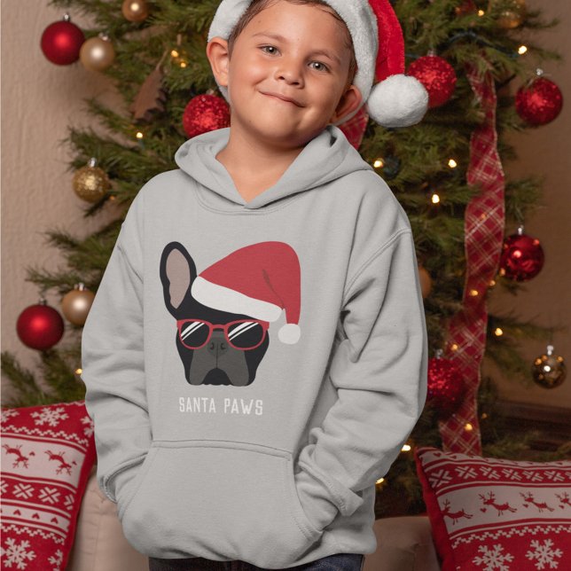 Fransken Bulldog i jultomten Tass T Shirt (Skapare uppladdad)