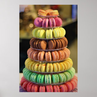 Fransken för högkvalitativa bakverk (Macarons) Tor Poster