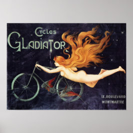 Fransken GLADIATOR Cycles Vintage Poster Art nouve