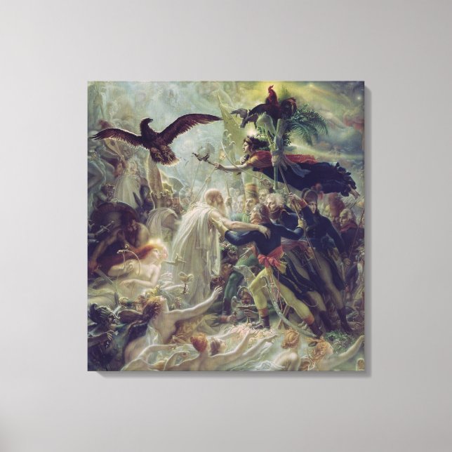 Fransken Heros apoteos Canvastryck (Framsida)