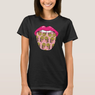 Fransken i Potato Tunga Fast Food Chip T Shirt
