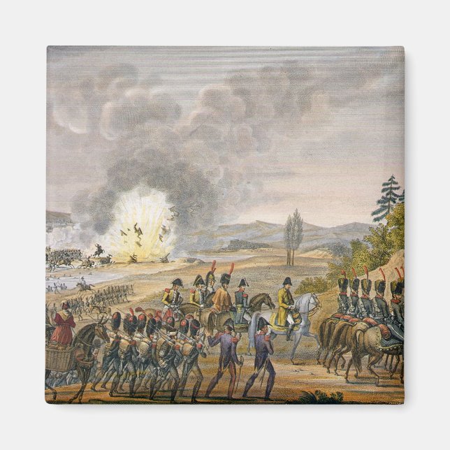 Fransken Retreat efter slaget vid Leipzig, 19 Magnet (Framsidan)