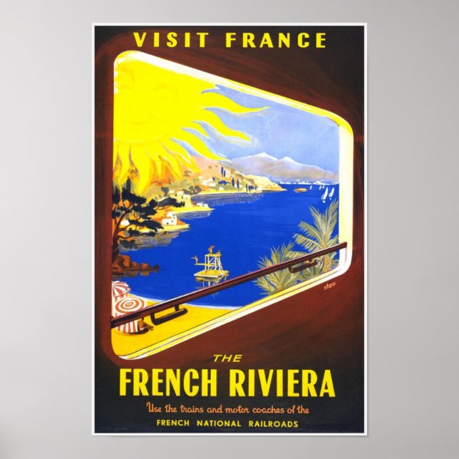 Fransken Riviera Poster (Framsidan)