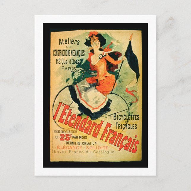 "Fransken Standard", poster att annonsera "Ate Vykort (Framsida)