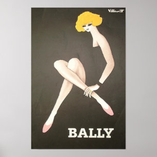 Fransken vintage Poster