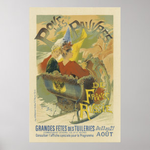 Fransken vintage Poster
