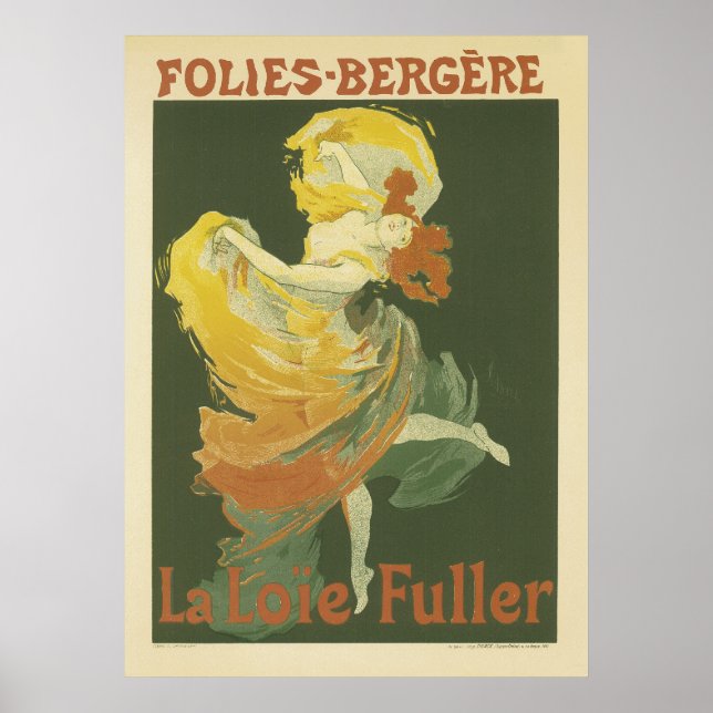 Fransken vintage Poster - Dance (Framsidan)