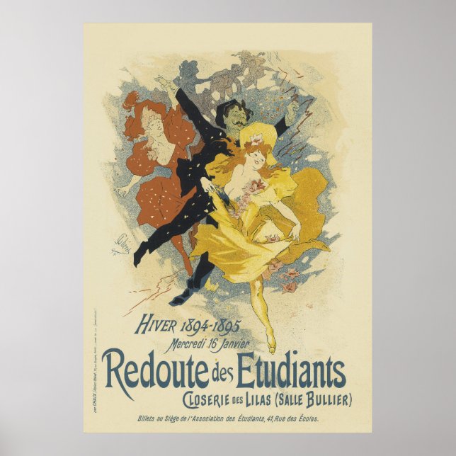 Fransken vintage Poster - Musical (Framsidan)