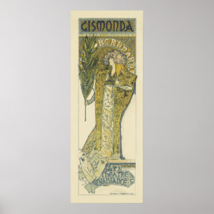 Fransken vintage Poster - Renaissancens teater