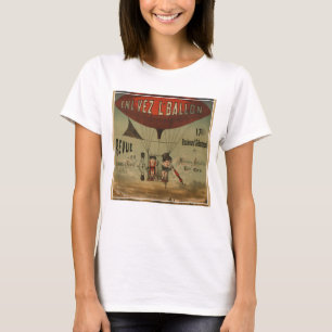 Franskens cirkus Poster av två utövande konstnärer T Shirt