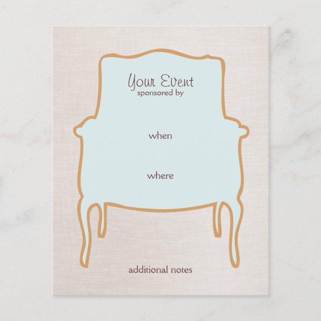 Franskens flygstol flygblad (Framsidan)