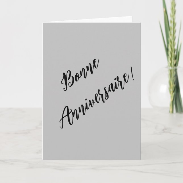 Franskens födelsedag kort (Framsida)