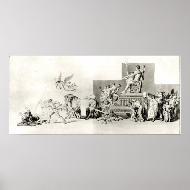 Franskens folk över monarkin poster (Framsidan)