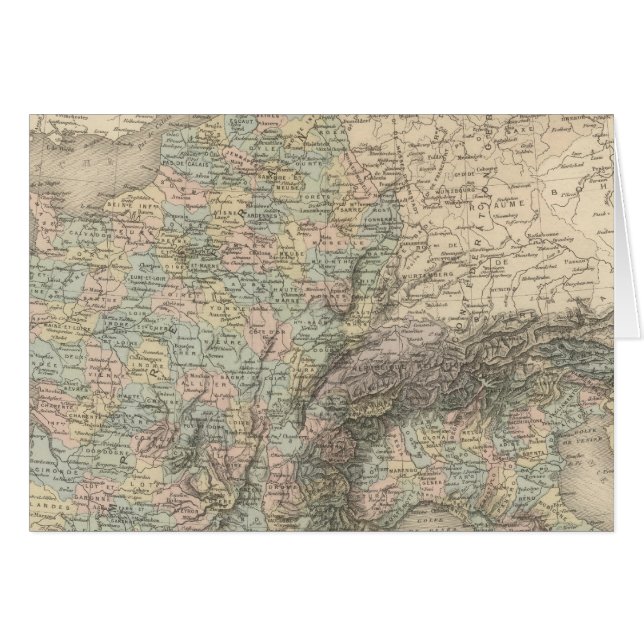 Franskens imperium 1811 hälsningskort (Framsidan Horizontal)