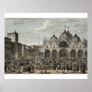 Franskens inträde i Venedig och stöld Poster
