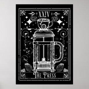 Franskens presskort för kaffekort poster