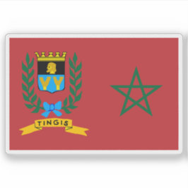 Franskens protektorat i Marocko flagga (1919-1956) Klistermärken