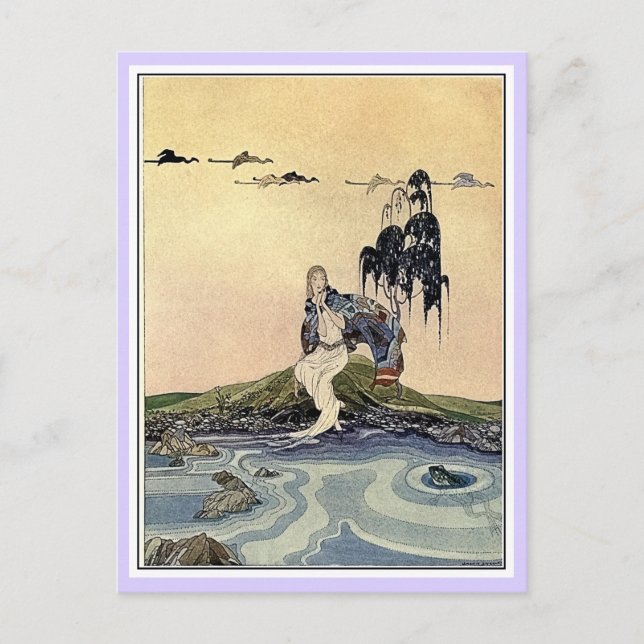 Franskens sagor: Violette och Tadden Vykort (Framsida)