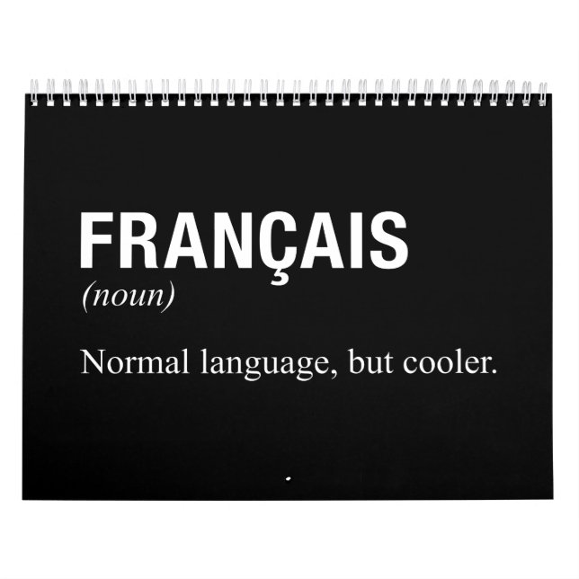 FRANSKENS språk Kalender (Omslag)