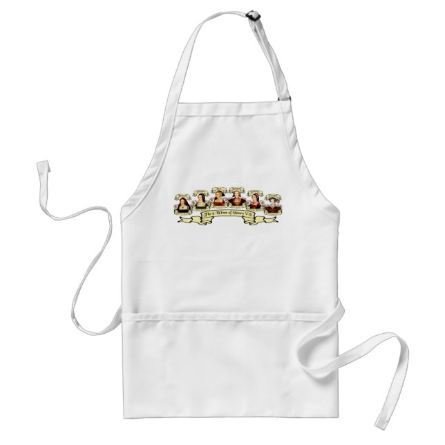 Frånskilt halshuggit, dött…, Fruar av Henry VIII Förkläde (Framsidan)