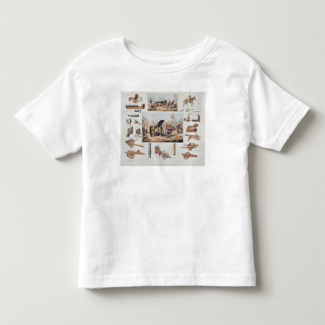 Franskt artilleri från de 14th och 15th t shirt (Framsida)